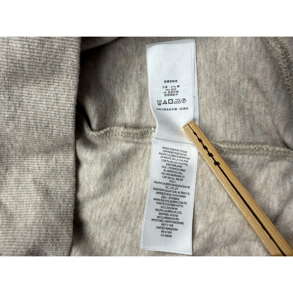 Polo Ralph Lauren Sweater Mens Large Shawl Collar Pullover Cotton Blend - Picture 14 of 16